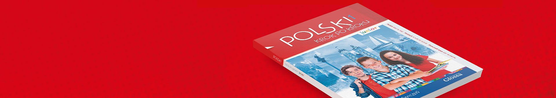 „POLSKI krok po kroku - junior 1" exercise book - Polish for foreigners, children and teenagers, beginners