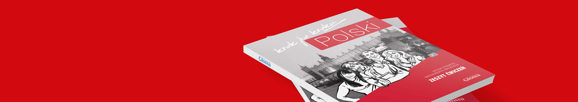 „POLSKI krok po kroku 1" exercise book - Polish for foreigners, beginners